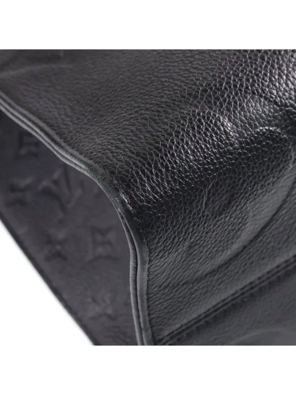 Louis Vuitton on the Go MM Handbag 2-Way Tote Monogram Empreinte Leather Black